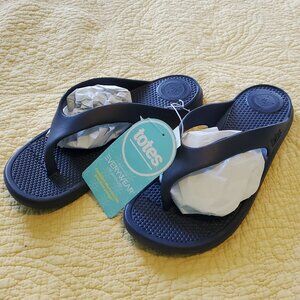Totes Waterproof Flip Flop Sandals, Womens Size 9